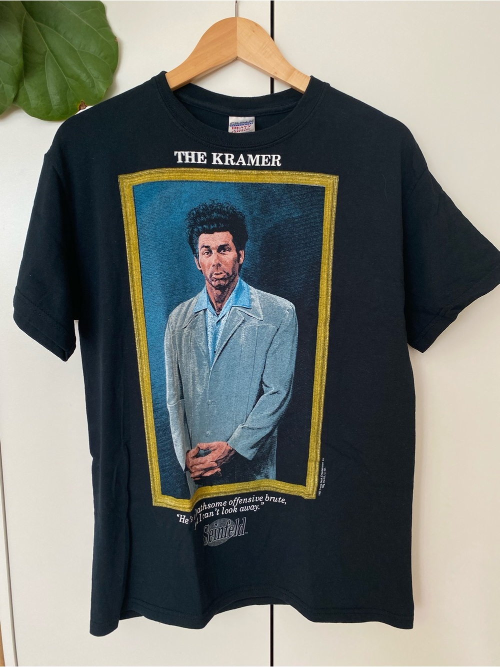 Gildan Black Seinfeld "The Kramer" Portrait Tee